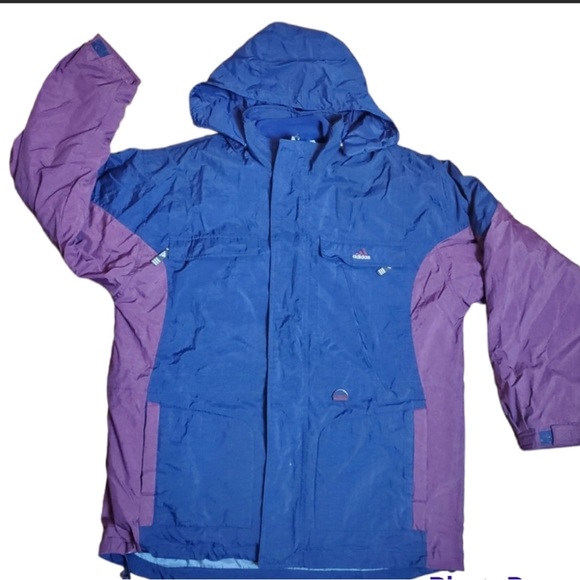 VINTAGE ADIDAS JACKET + INNER FLEECE - Picture 2 of 9